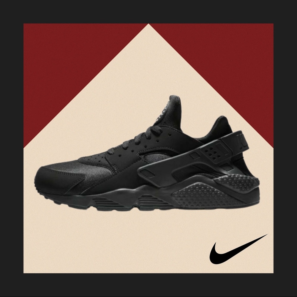 🌟 Black Nike Huarache Shoes